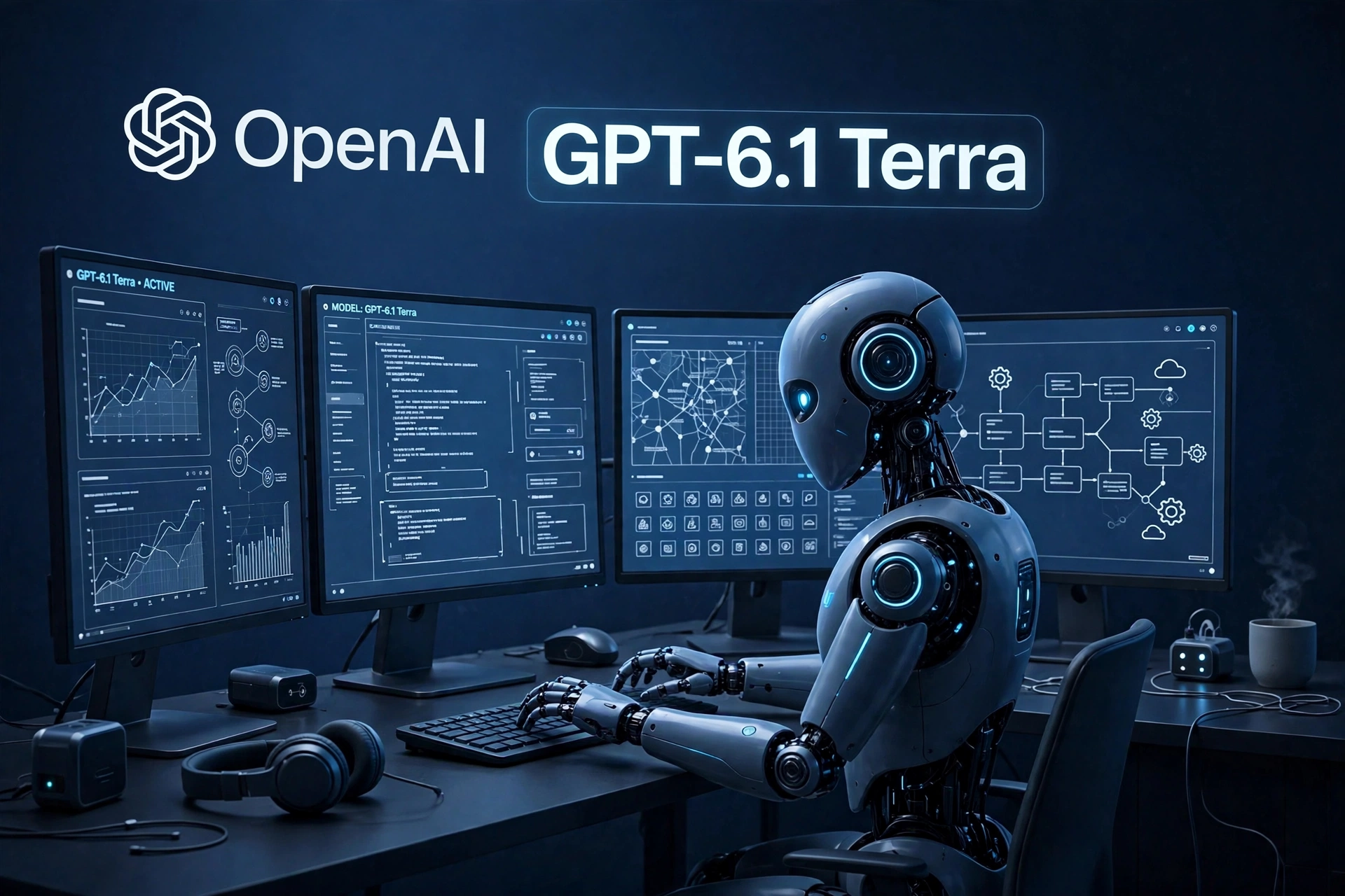 معرفی GPT-6.1 Terra اوپنایآی؛ computer use سریعتر، با نصف قیمت